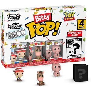 Set 4 figurine - Pop! Bitty - Disney Toy Story: Jessie, Bullseye, Hamm and a Surprise Mystery Mini Figure | Funko imagine