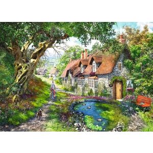 Puzzle - Casuta pe deal - 1000 piese | Ravensburger imagine