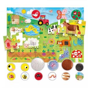 Puzzle tactil - Montessori | Headu imagine