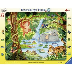 Puzzle tip rama - Jungla, 24 Piese | Ravensburger imagine