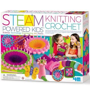 Jucarie educativa - Steam Kids - Tricotat si crosetat | 4M imagine