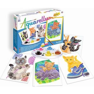 Set creativ - Aquarellum Junior - Pisici | Sentosphere imagine