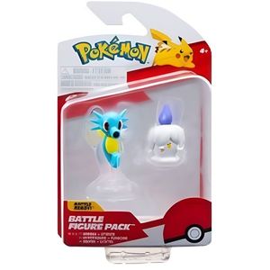 Set 2 figurine - Pokemon - Battle Figure Set - Litwick & Horsea | Jazwares imagine