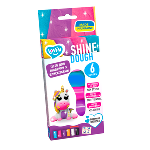 Set plastilina - Shine - 6 culori | Lovin' Do imagine