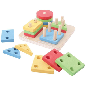 Joc - 4 forme geometrice | BigJigs Toys imagine