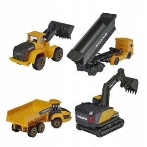 Set masini de constructie - Volvo, 4 buc. | Majorette imagine