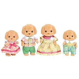 Set 4 figurine - Sylvanian Families - Familia catelusilor Poodle | Epoch imagine