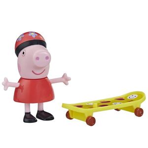 Figurina - Peppa Pig cu skateboard | Hasbro imagine