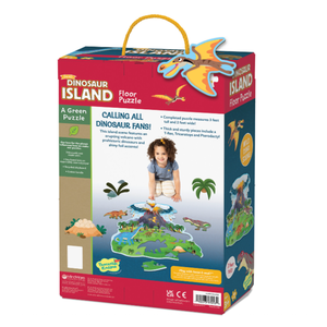 Puzzle - Floor Puzzle - Dinosaur Island | Peaceable Kingdom imagine