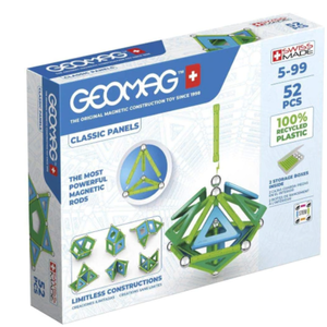 Set constructie Magnetic Green Line Classic 52 Piese | Geomag imagine