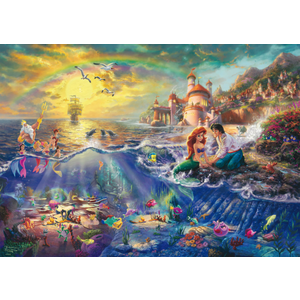 Puzzle 1000 piese - Thomas Kinkade - Disney - The Little Mermaid - Ariel | Schmidt imagine