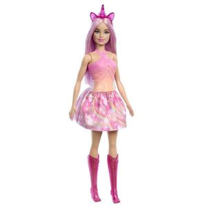 Barbie - Papusa cu par curcubeu imagine