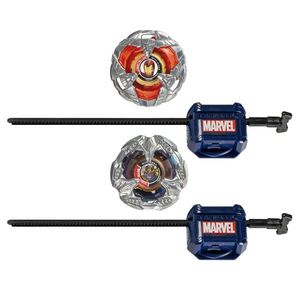 Jucarie - Beyblade X Marvel - Iron Man 4-80B & Thanos 4-60P | Hasbro imagine