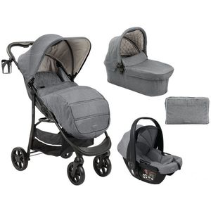 Carucior modular 3in1 KikkaBoo Selina Light Grey 2024 imagine