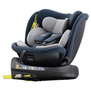 Scaun auto rotativ cu isofix B-Joy Deluxe Buf Boof iSize 40-150 cm blue imagine