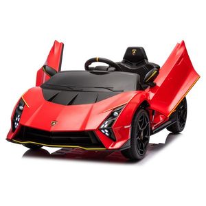 Masinuta electrica cu echipare Premium si licenta Lamborghini Red imagine