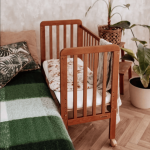 Patut bebe din lemn masiv bedside Vintage 90 x 40 cm imagine