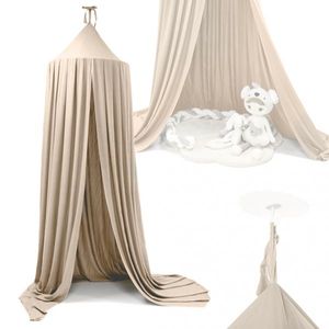 Cort baldachin suspendat Teepee multifunctional pentru copii 290cm Beige imagine