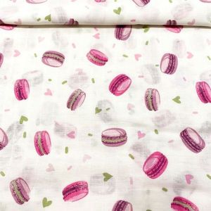 Set 4 lavete din muselina 40x40 cm macarons pink imagine