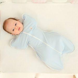 Sac de dormit nou-nascut Swaddle First Sleep 1.5 tog Blue Skies 60 cm imagine