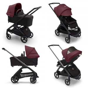 Capotina carucior Bugaboo Dragonfly dark cherry imagine