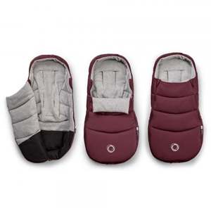 Husa de picioare universala carucior Bugaboo dark cherry imagine