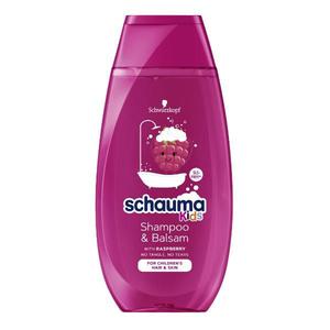 Sampon si Balsam pentru Copii - Schwarzkopf Schauma Kids Shampoo & Balsam with Raspberry, 250 ml imagine