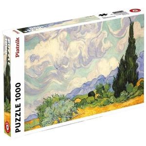 Puzzle 1000: Van Gogh. Campuri de grau cu chiparosi imagine