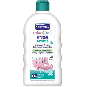 Sampon si Spuma de Baie pentru Piele Atopica pentru Copii - Septona Baby Calm'n'Care Kids Atopic Shampoo&Bath, 200 ml imagine