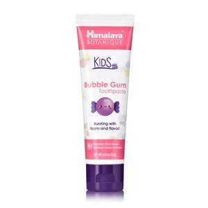 Pasta de Dinti pentru Copii - Himalaya Botanique Kids Bubble Gum Toothpaste, 80 g imagine