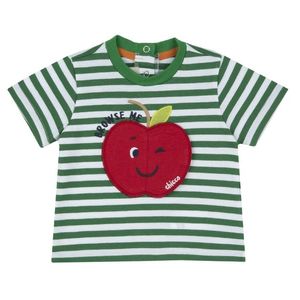 Tricou copii Chicco, alb cu albastru, 67546 imagine