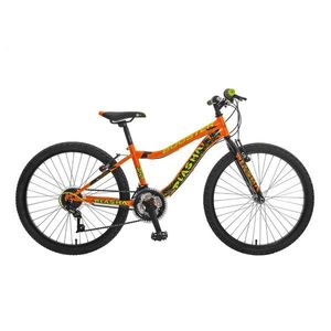 Bicicleta Polar, Booster Plasma, 24 inch, 3 x 6 Viteze, Portocaliu imagine