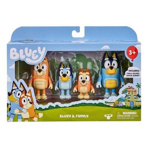 Set 4 figurine, Bluey, Familia Lui Bluey imagine