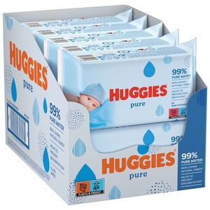 Servetele pentru bebelusi, Huggies, Pure, 56 x 10, 560 buc imagine