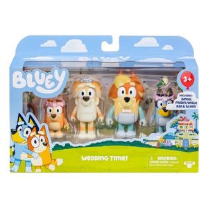 Set 4 figurine, Bluey, Wedding time imagine