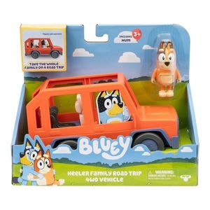 Masina si figurina, Bluey, Heeler Family Road trip 4 WD imagine