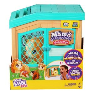 Porcusor de guineea interactiv cu 3 pui, Little Live Pets, Mama Surprise imagine