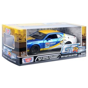 Masinuta metalica, Motormax, GT Racing, 2018 Dodge Challenger SRT Hellcat Widebody, 1: 24 imagine