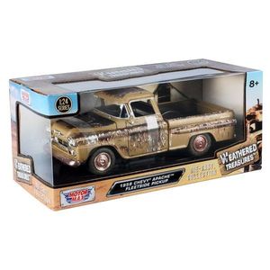 Masinuta metalica, Motormax, Weathered Treasures, 1958 Chevy Apache Fleetside, 1: 24 imagine