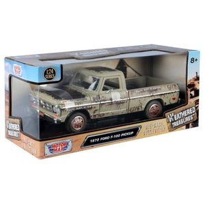 Masinuta metalica, Motormax, Weathered Treasures, 1972 Ford F-100 Pickup, 1: 24 imagine