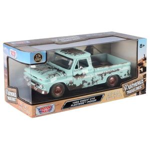 Masinuta metalica, Motormax, Weathered Treasures, 1966 Chevy C10 Fleetside, 1: 24 imagine