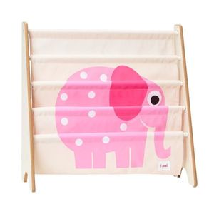 Raft organizator de carti pentru copii, 3 Sprouts, Elefant imagine