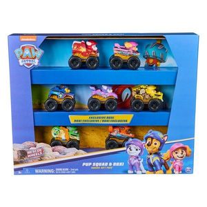 Set 7 vehicule cu figurine, Paw Patrol, Pup Squad and Roxi imagine