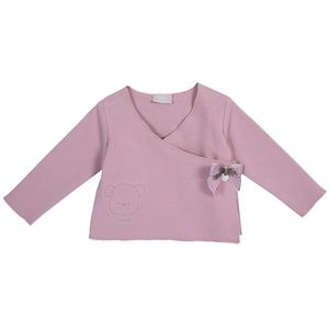 Cardigan copii Chicco, jerse elastic, corai, 96922 imagine