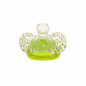 Suzeta silicon rotunda Minut Baby 12+ verde imagine