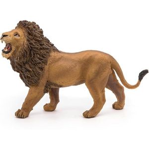 Figurina - Wild Animal Kingdom - Roaring lion | Papo imagine