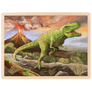 Puzzle 96 piese - T-Rex | Goki imagine