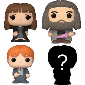 Set 4 figurine - Harry Potter - Hermione Granger, Rubeus Hagrid, Ron Weasley | Funko imagine