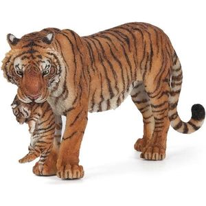 Figurina - Wild Animal Kingdom - Tigress with cub | Papo imagine