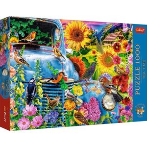 Puzzle 1000 piese - Tea Time - Viata la tara - Pasari cantatoare | Trefl imagine